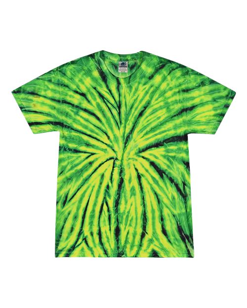 Colortone 1000Y Youth Multi-Color Tie-Dyed T-Shirt - Wild Spider - front