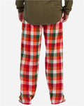 Boxercraft BM6624 Men's Harley Flannel Pants - Autumn Buffalo Check - model back