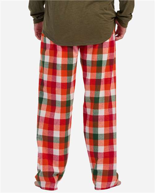 Boxercraft BM6624 Men's Harley Flannel Pants - Autumn Buffalo Check - model back