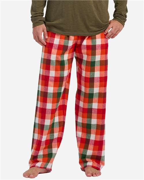 Boxercraft BM6624 Men's Harley Flannel Pants - Autumn Buffalo Check - model front
