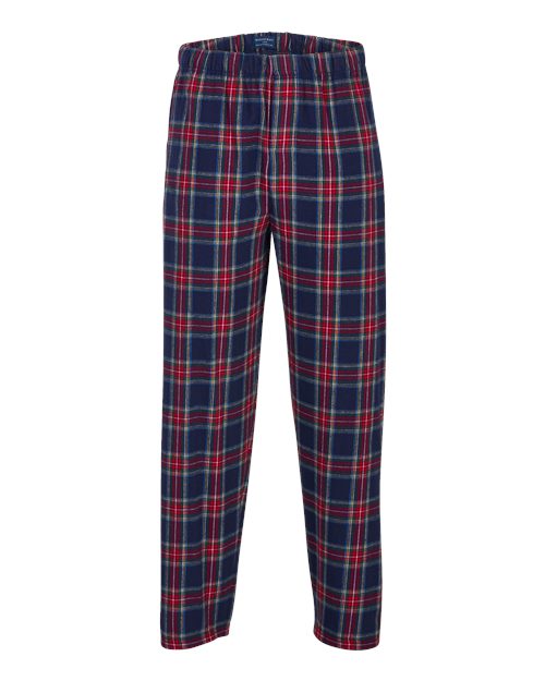 Boxercraft BM6624 Men's Harley Flannel Pants - Yuletide Plaid - front