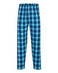 Boxercraft BM6624 Men's Harley Flannel Pants - Snow Plaid - front