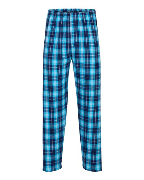 Boxercraft BM6624 Men's Harley Flannel Pants - Snow Plaid - front