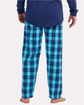 Boxercraft BM6624 Men's Harley Flannel Pants - Snow Plaid - model back