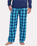 Boxercraft BM6624 Men's Harley Flannel Pants - Snow Plaid - model front