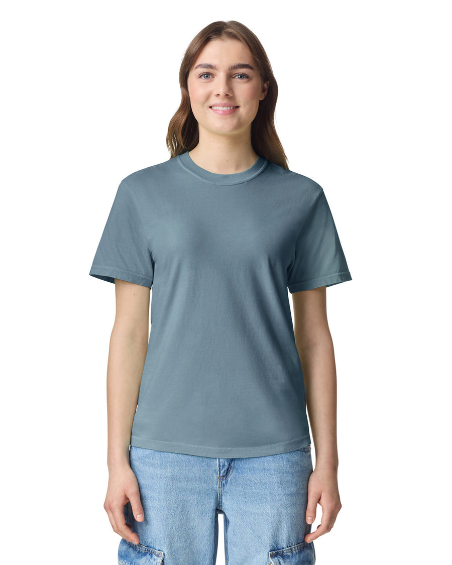 Comfort Colors C1717 Garment-Dyed Heavyweight T-Shirt - Ice Blue - model front