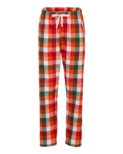 Boxercraft BW6620 Women's Haley Flannel Pants - Autumn Buffalo Check - front