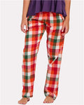 Boxercraft BW6620 Women's Haley Flannel Pants - Autumn Buffalo Check - model front