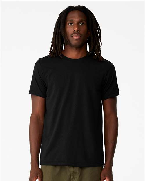 BELLA + CANVAS 3001ECO Unisex EcoMax Tee - Black - model front