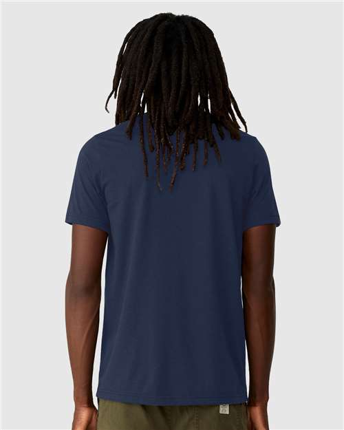 BELLA + CANVAS 3001ECO Unisex EcoMax Tee - Navy - model back