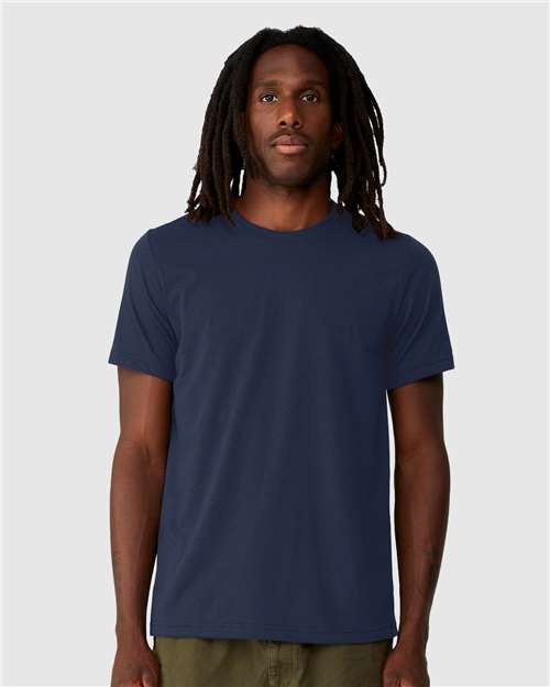 BELLA + CANVAS 3001ECO Unisex EcoMax Tee - Navy - model front
