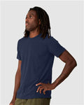 BELLA + CANVAS 3001ECO Unisex EcoMax Tee - Navy - model side