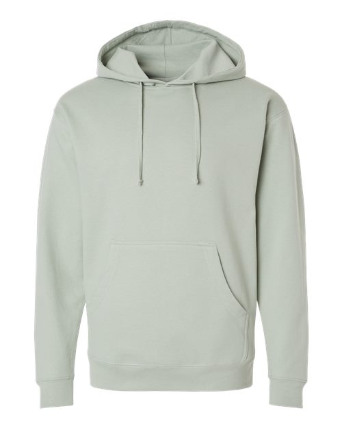 Independent Trading Co. SS4500 Midweight Hooded Sweatshirt - Dusty Sage - flat front