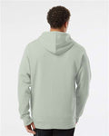 Independent Trading Co. SS4500 Midweight Hooded Sweatshirt - Dusty Sage - model back