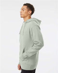 Independent Trading Co. SS4500 Midweight Hooded Sweatshirt - Dusty Sage - model side