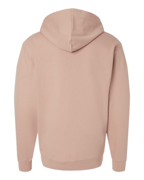 Independent Trading Co. SS4500 Midweight Hooded Sweatshirt - Dusty Pink - back