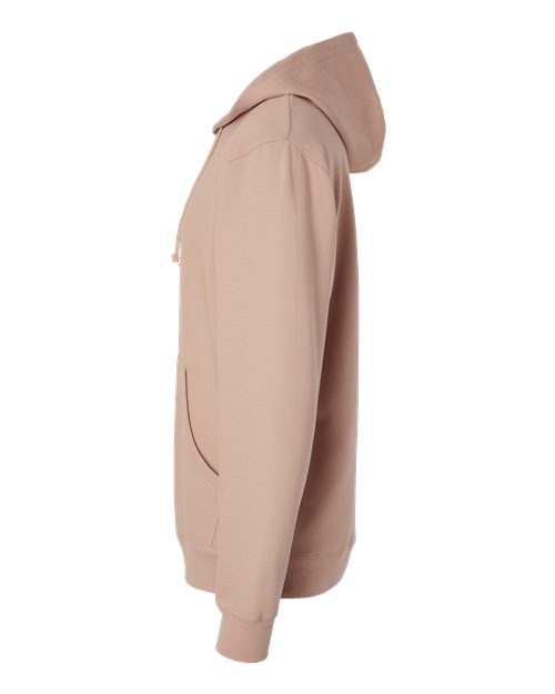 Independent Trading Co. SS4500 Midweight Hooded Sweatshirt - Dusty Pink - side