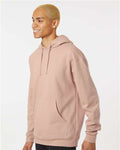 Independent Trading Co. SS4500 Midweight Hooded Sweatshirt - Dusty Pink - model side