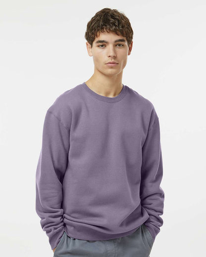 Heavyweight Crewneck Sweatshirt in Plum, front view