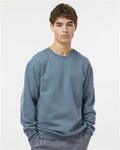 Independent Trading Co. IND3000 Unisex Heavyweight Crewneck Sweatshirt - Storm Blue - model front