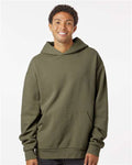 Independent Trading Co. IND280SL Unisex Avenue Midweight Hooded Sweatshirt - Olive - model front