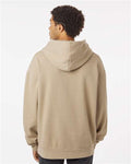 Independent Trading Co. IND280SL Unisex Avenue Midweight Hooded Sweatshirt - Sandstone - model back