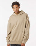 Independent Trading Co. IND280SL Unisex Avenue Midweight Hooded Sweatshirt - Sandstone - model front