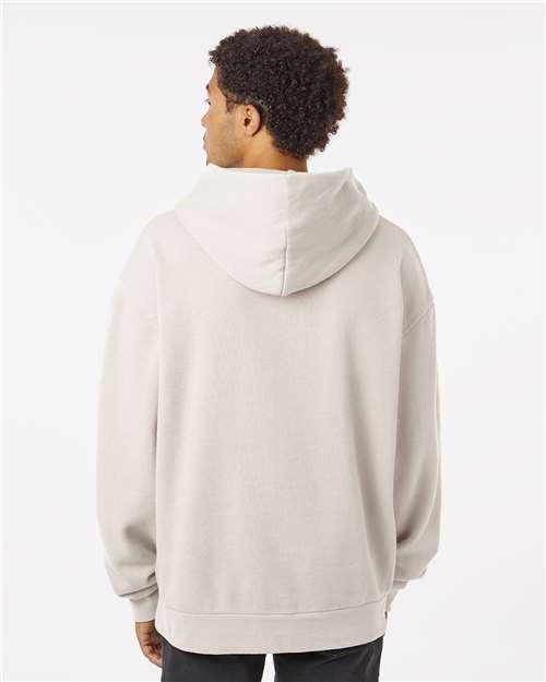 Independent Trading Co. IND280SL Unisex Avenue Midweight Hooded Sweatshirt - Ivory - model back