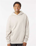 Independent Trading Co. IND280SL Unisex Avenue Midweight Hooded Sweatshirt - Ivory - model front