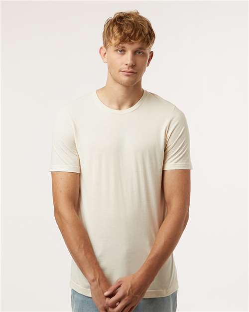 Tultex 602 Combed Cotton T-Shirt - Vintage Natural - model front
