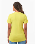Tultex 602 Combed Cotton T-Shirt - Yellow - model back