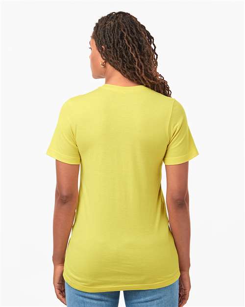 Tultex 602 Combed Cotton T-Shirt - Yellow - model back