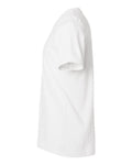 Tultex 602CVC Unisex Combed CVC T-Shirt - Solid White - side