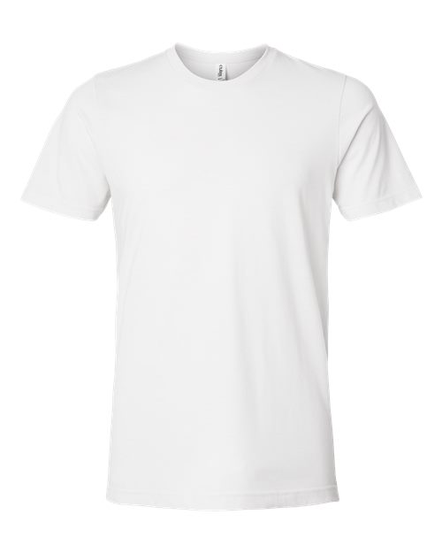 Tultex 602CVC Unisex Combed CVC T-Shirt - Solid White - front