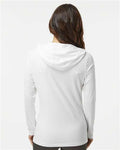 Adidas A1003 Women's Performance Hooded Pullover - White - model back