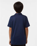 Adidas A4000 Youth Performance Polo - Collegiate Navy - model back