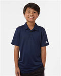 Adidas A4000 Youth Performance Polo - Collegiate Navy - model front