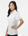 Adidas A4000 Youth Performance Polo - White - model side