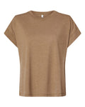 LAT 3502 Women's Vintage Wash Tee - Washed Coyote Brown - front