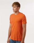 Tultex 602 Combed Cotton T-Shirt - Orange - model side