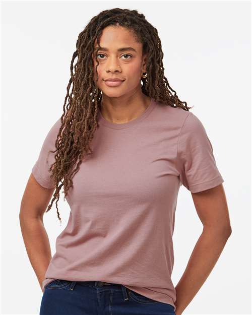 Tultex 602 Combed Cotton T-Shirt - Orchid - model front