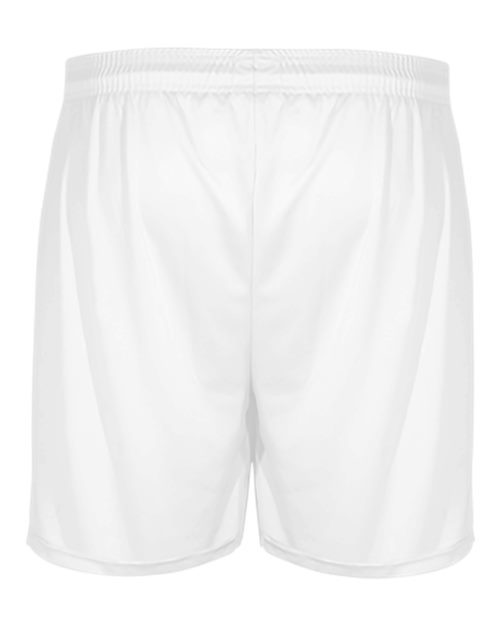 Badger 4146 Men's B-Core 5" Pocketed Shorts - White - back