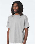 Bella + Canvas 3010 6 oz. Heavyweight Tee - Athletic Heather - model side
