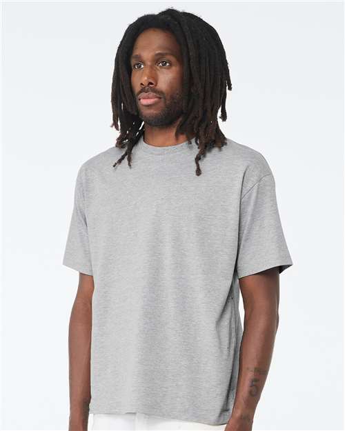 Bella + Canvas 3010 6 oz. Heavyweight Tee - Athletic Heather - model side