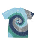 Colortone 1000 Unisex Multi-Color Tie-Dyed T-Shirt - Earth - front