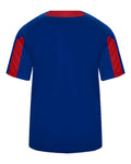 Alleson Athletic 7976 Men's Striker Placket - Royal/ Red - back