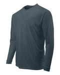 Paragon 210 Unisex Long Islander Performance Long Sleeve T-Shirt - Graphite - side