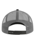 Atlantis Headwear BRYCE Sustainable Trucker Cap - Black/ Dark Grey - back