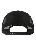 Atlantis Headwear RAPPER Sustainable Canvas Cap - Grey/ Black - back
