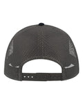 Atlantis Headwear RAPPER Sustainable Canvas Cap - Navy/ Dark Grey - back